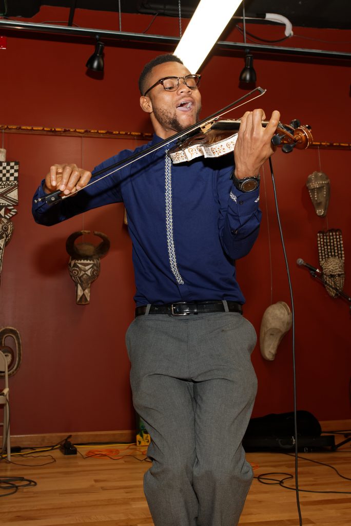Violinist Daniel Azuka aka A-Strings